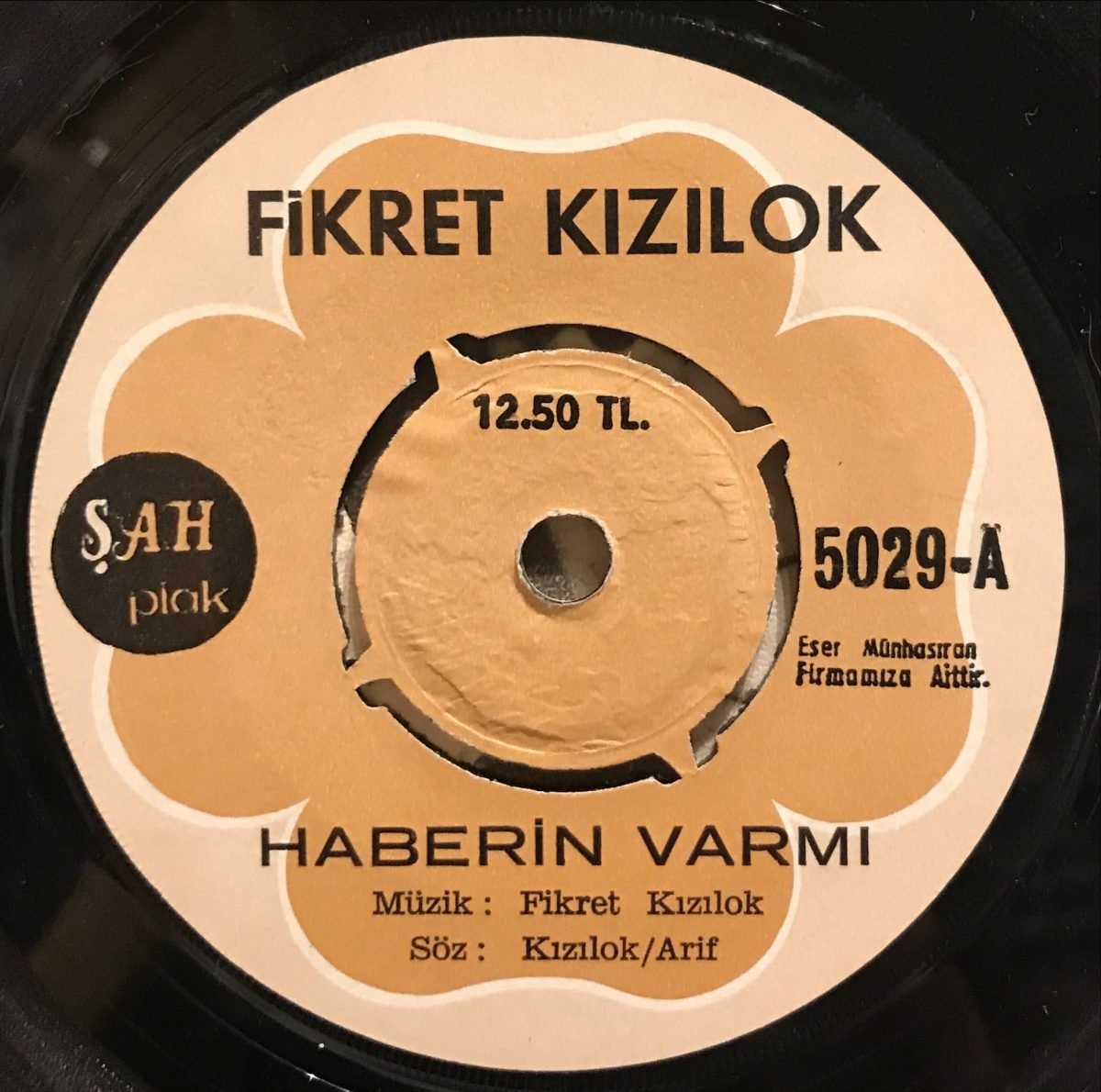 Fikret Kızılok, Tehlikeli Madde ‎– Haberin Var Mı 45lik Plak - Görsel 3