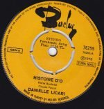 Danielle Licari – Histoire D´O 45lik Plak (Yerli Baskı) - Görsel 2