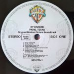 Ry Cooder ‎– Paris, Texas (Original Motion Picture Soundtrack) LP Plak - Görsel 2