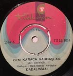 Cem Karaca & Kardaşlar ‎– Dadaloğlu / Kalender 45lik Plak - Görsel 2