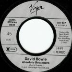 David Bowie – Absolute Beginners 45lik Plak - Görsel 2