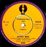 War – Gypsy Man 45lik Plak (Türk Baskı) - Görsel 2