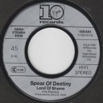 Spear Of Destiny – Never Take Me Alive 45lik Plak - Görsel 4