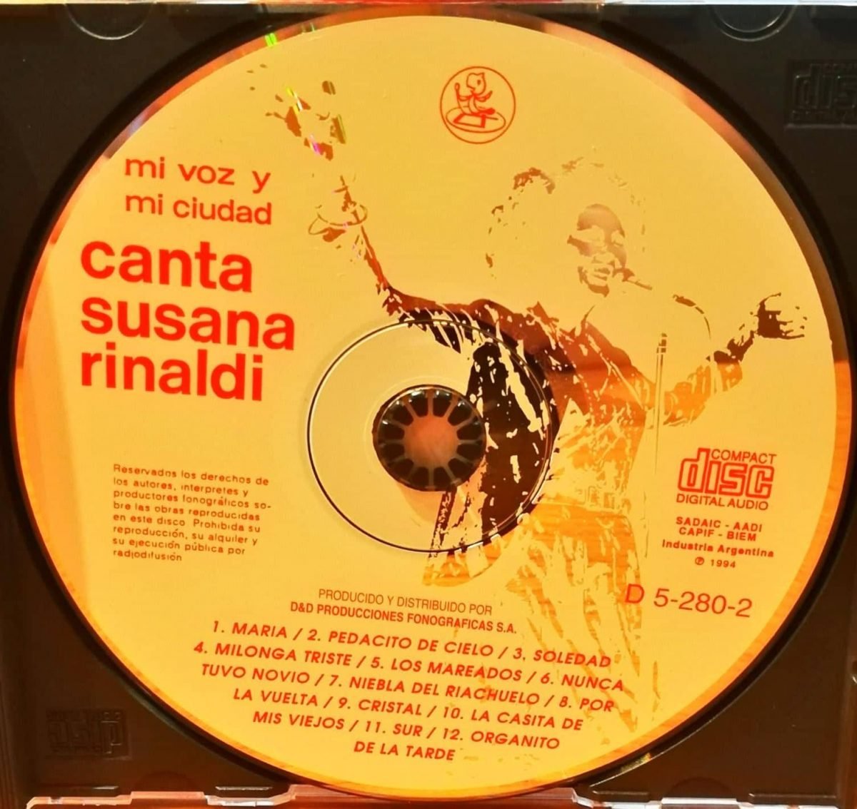 Susana Rinaldi – Mi Voz Y Mi Ciudad CD TANGO - Görsel 3