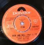 Gary Glitter – Rock And Roll 45lik Plak (Yerli Baskı) - Görsel 2