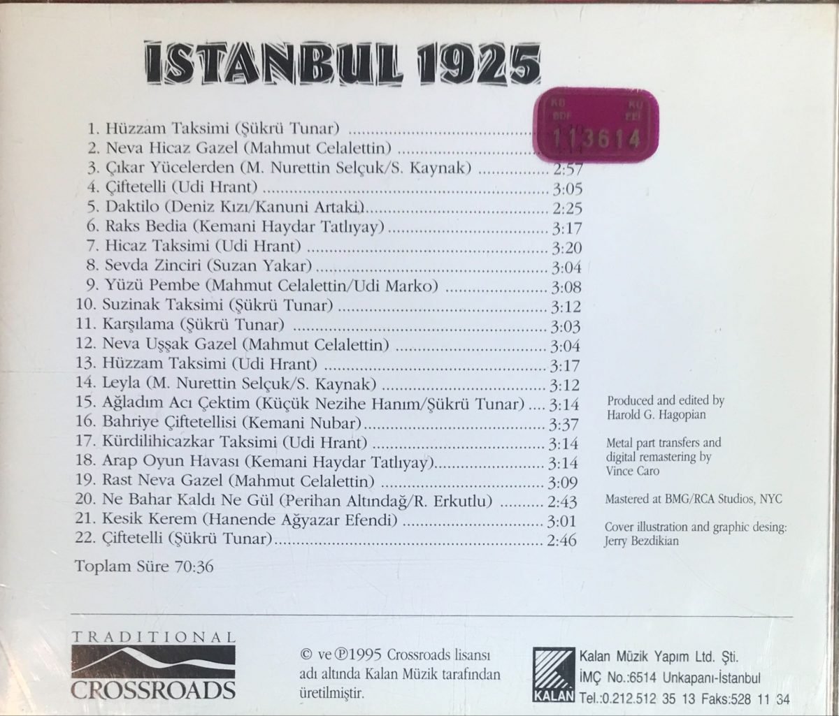 Istanbul 1925 CD - Görsel 2