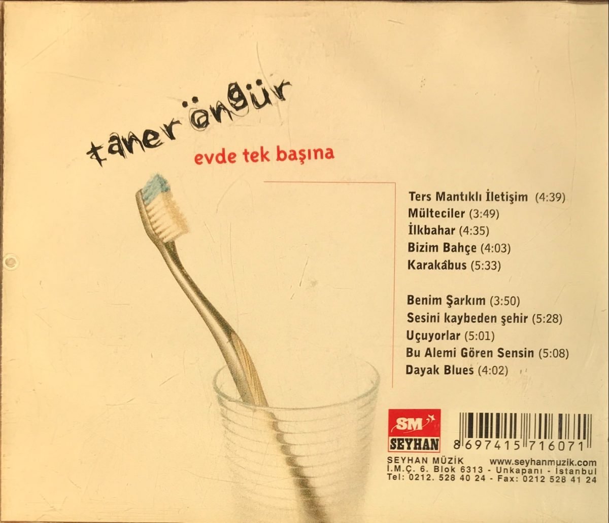 Taner Öngür – Evde Tek Başına CD - Görsel 2