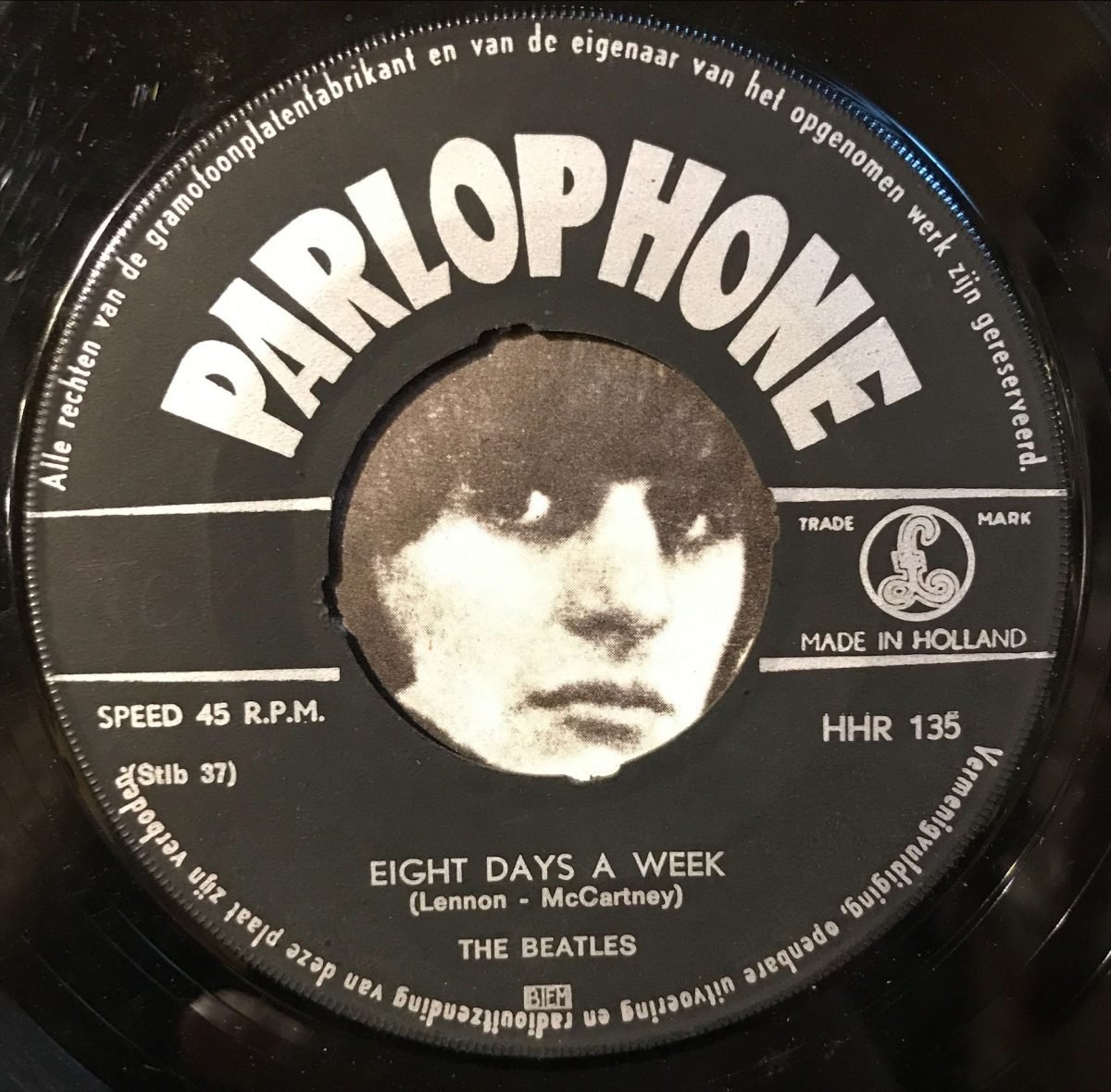 The Beatles – Eight Days A Week / Baby's In Black 45lik Plak - Görsel 2
