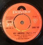 James Brown ‎– Hey America 45lik Plak (Yerli Baskı) - Görsel 2