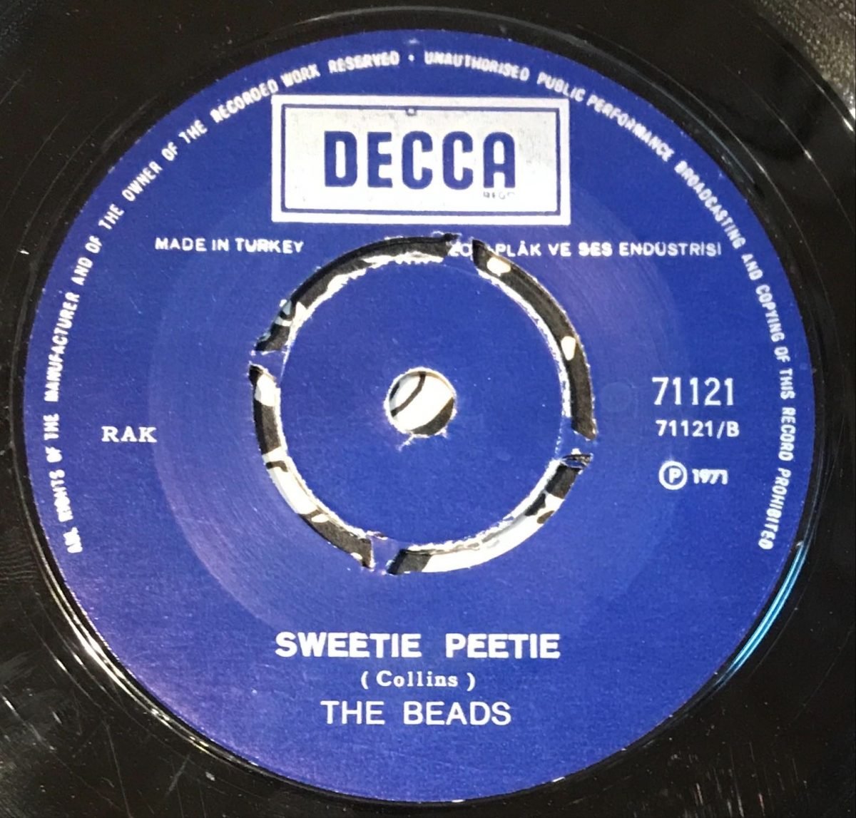 The Beads – Eeo-Eio 45lik Plak (Yerli Baskı) - Görsel 2