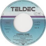 Falco – Coming Home (Jeanny Part 2, Ein Jahr Danach) 45lik Plak - Görsel 2