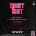 Quiet Riot – Metal Health 45lik Plak - Görsel 3