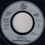 Shakespear's Sister ‎– Run Silent 45lik Plak - Görsel 2