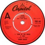 Sammy Hagar – Turn Up The Music 45lik Plak (Promo) - Görsel 2