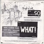 Soft Cell – What! 45lik Plak - Görsel 3
