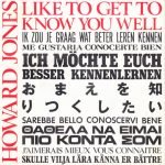 Howard Jones – Like To Get To Know You Well 45lik Plak