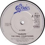 Europe – The Final Countdown 45lik Plak - Görsel 2