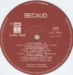 Gilbert Becaud – Becaud LP Plak - Görsel 3