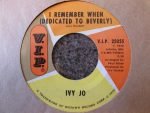 Ivy Jo – I Remember When (Dedicated To Beverly) 45lik Plak
