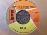 Ivy Jo – I Remember When (Dedicated To Beverly) 45lik Plak - Görsel 2