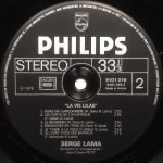 Serge Lama – La Vie Lilas LP Plak - Görsel 4