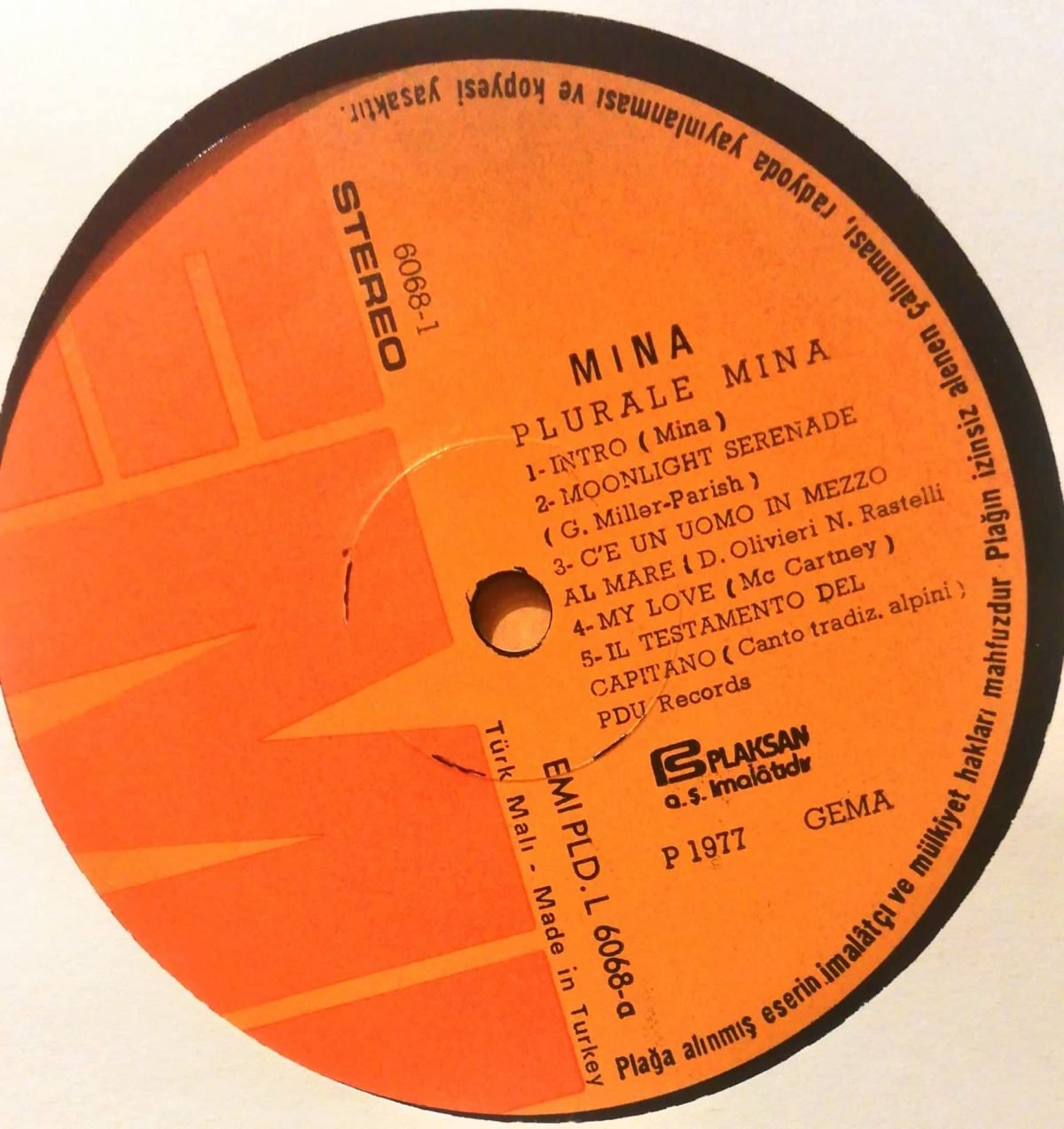 Mina – Plurale LP Plak - Görsel 4