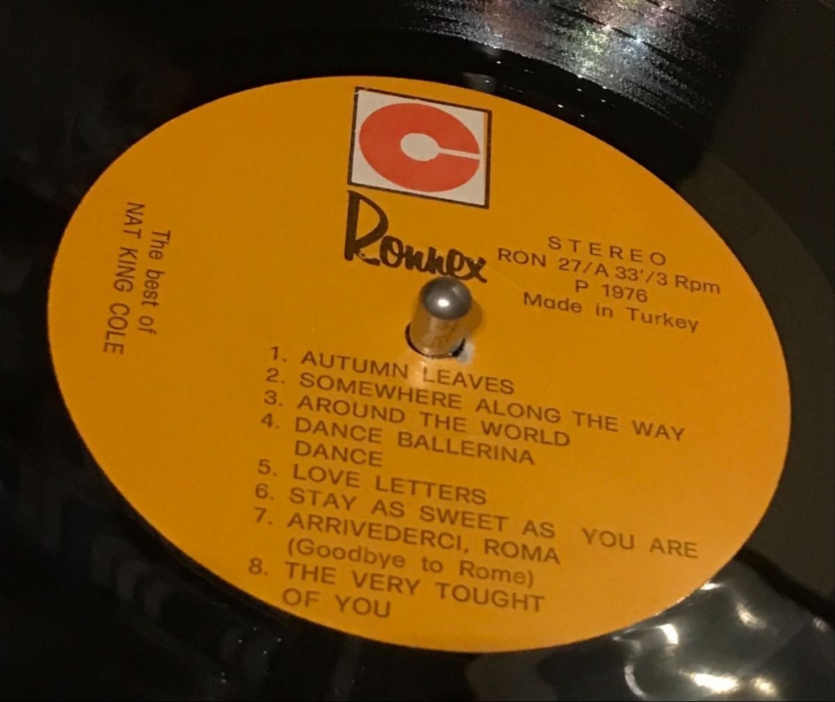 Nat King Cole Collection LP Plak - Görsel 3
