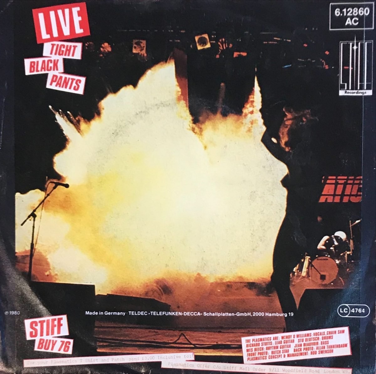 Plasmatics ‎– Butcher Baby 45lik Plak - Görsel 2