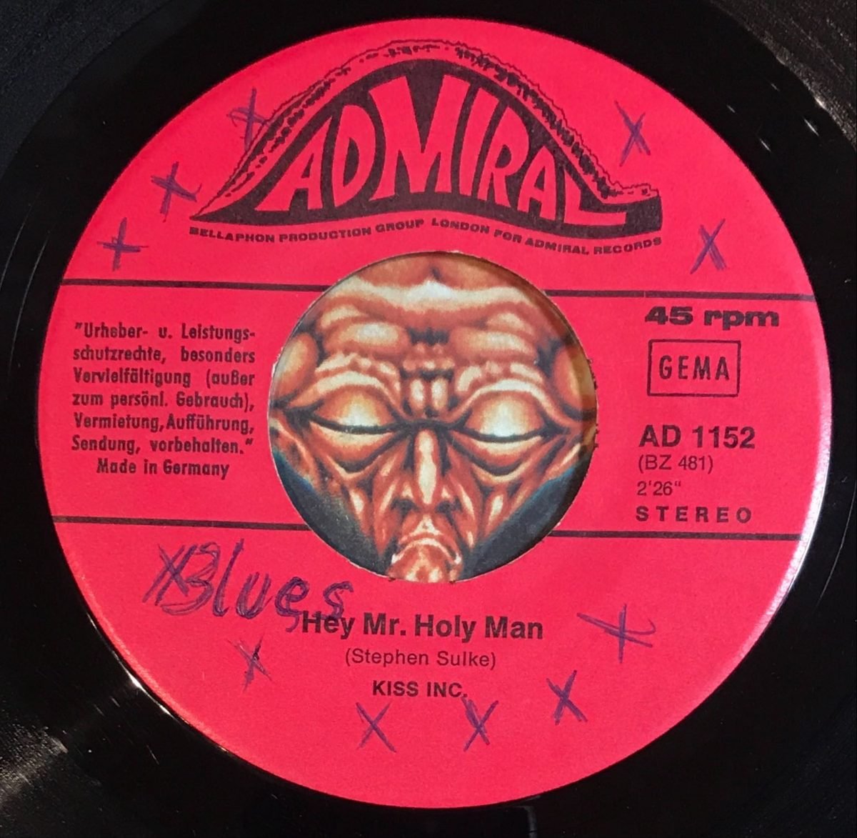 Kiss Inc. – Hey Mr. Holy Man 45lik Plak - Görsel 2