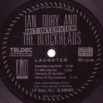 Ian Dury And The Blockheads – Laughter 45lik Flexi Plak