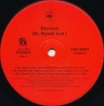 Beyoncé – Me, Myself And I (Bangin' Urban Mixes) 12'' Maxi Single Plak - Görsel 2