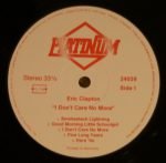 Eric Clapton – I Don't Care No More LP Plak - Görsel 3