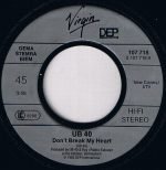 UB40 – Don't Break My Heart 45lik Plak - Görsel 2