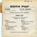 Edith Piaf – Milord 45lik Plak - Görsel 3