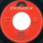 The Bee Gees – Words 45lik Plak (Kopya) - Görsel 2