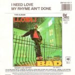 L.L. Cool J – I Need Love 45lik Plak - Görsel 2