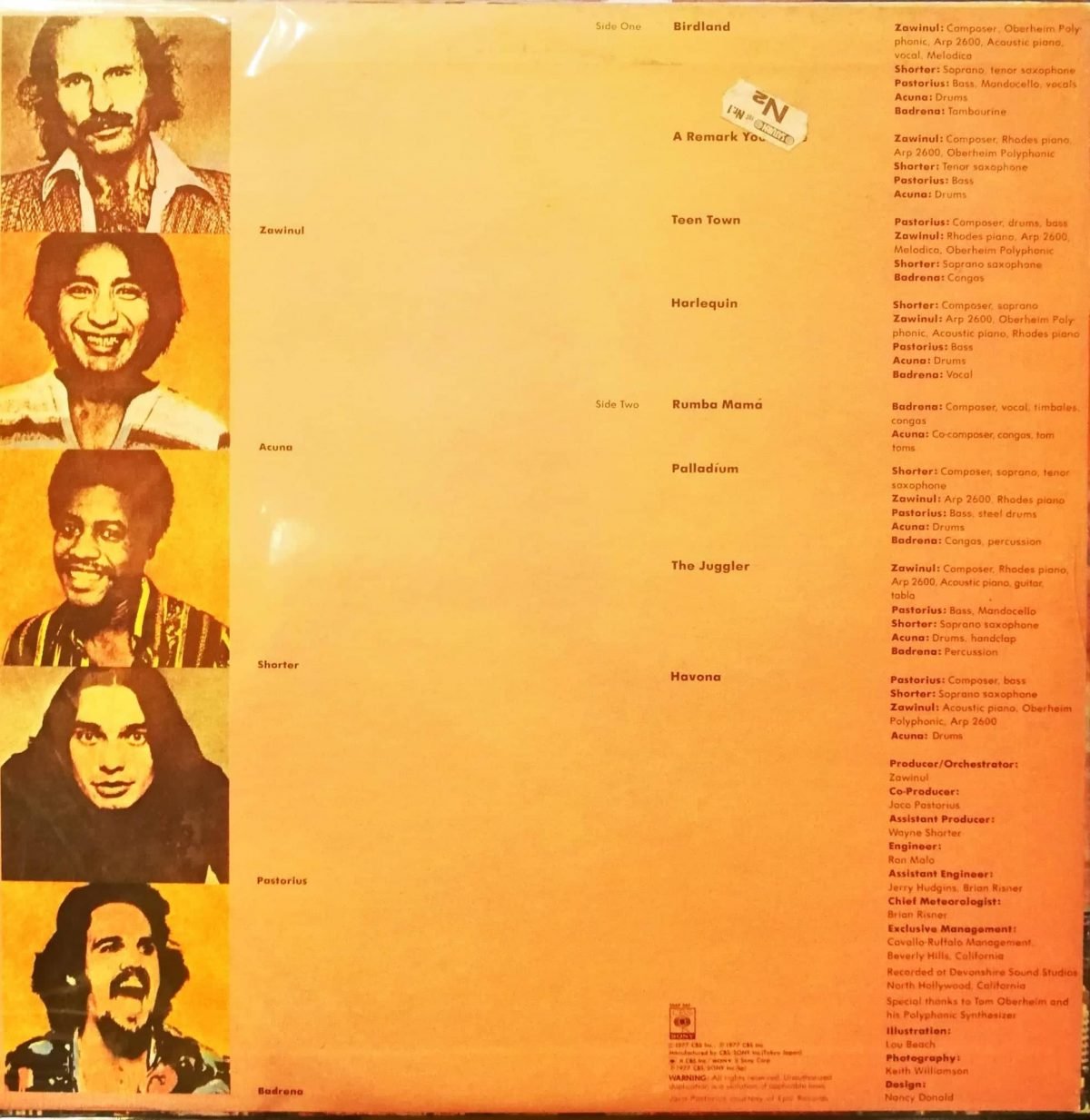 Weather Report – Heavy Weather LP Plak - Görsel 2