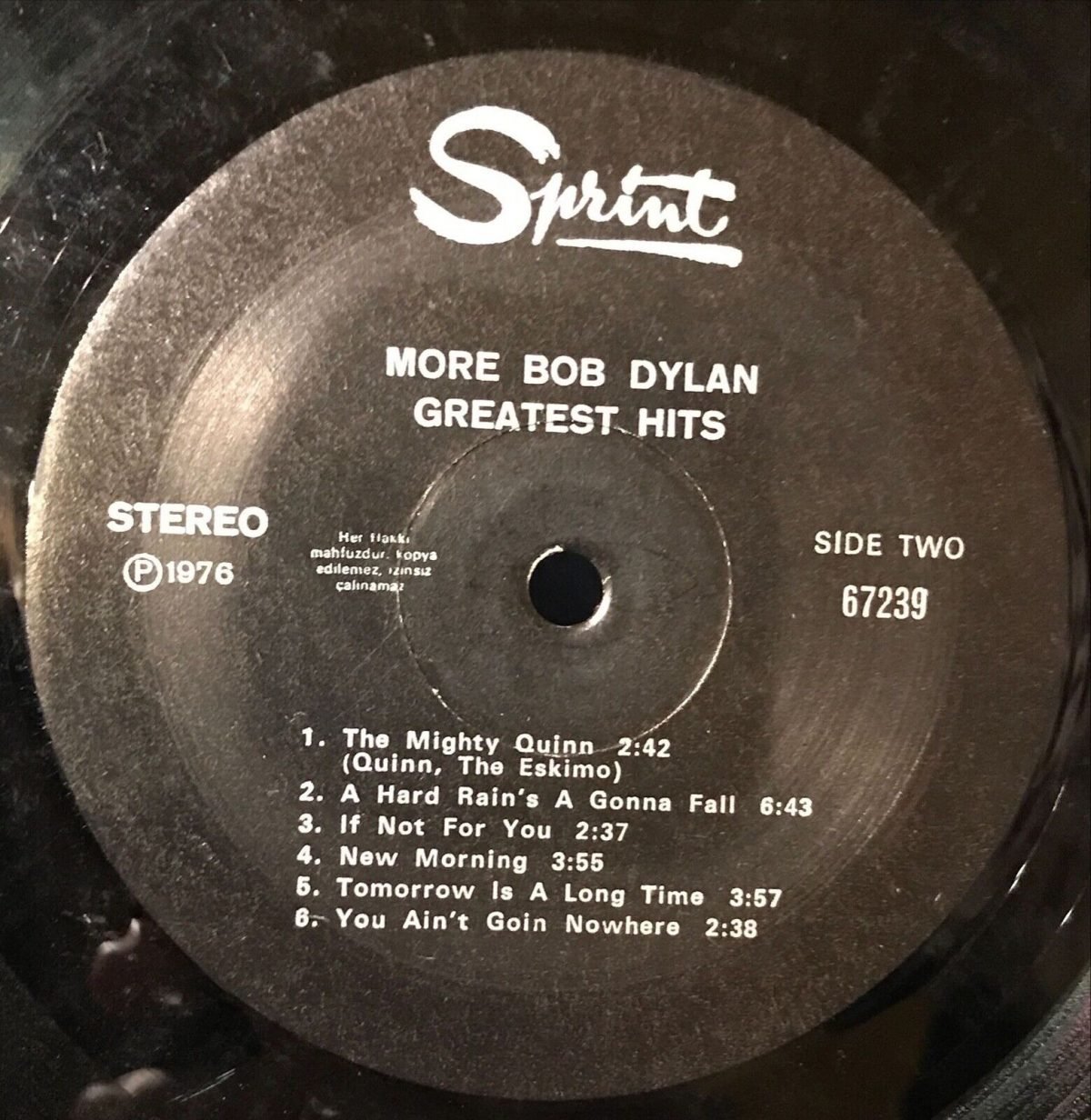 Bob Dylan – More Bob Dylan Greatest Hits LP Plak - Görsel 4