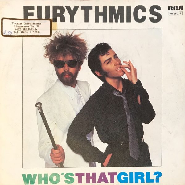 Eurythmics – Who's That Girl? 45lik Plak