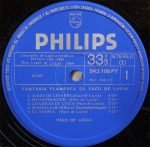 Paco De Lucía ‎– Fantasía Flamenca De Paco De Lucia LP Plak - Görsel 3