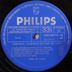 Paco De Lucía ‎– Fantasía Flamenca De Paco De Lucia LP Plak - Görsel 4