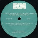 Pat Metheny & Lyle Mays – As Falls Wichita, So Falls Wichita Falls LP Plak - Görsel 3