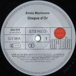 Ennio Morricone – Disque D'Or LP Plak - Görsel 5