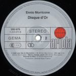 Ennio Morricone – Disque D'Or LP Plak - Görsel 6