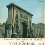 Yves Montand – Chansons Populaires De France LP Plak