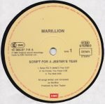 Marillion – Script For A Jester's Tear LP Plak - Görsel 3