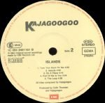 Kajagoogoo – Islands LP Plak - Görsel 4
