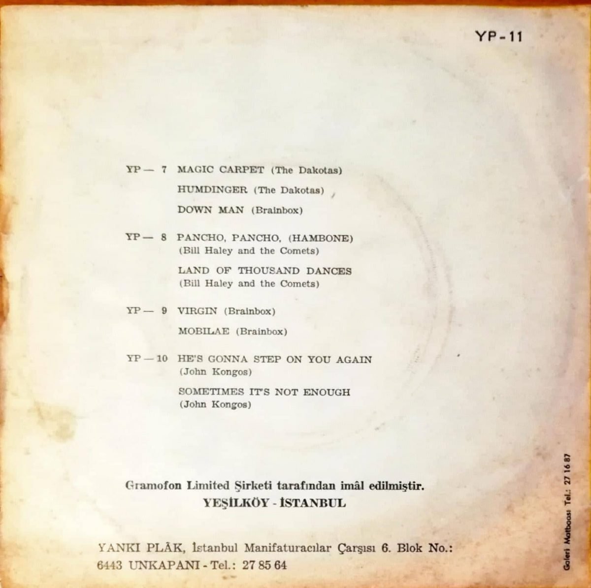 Joe Cocker ‎– Black-Eyed Blues 45lik Plak - Görsel 3