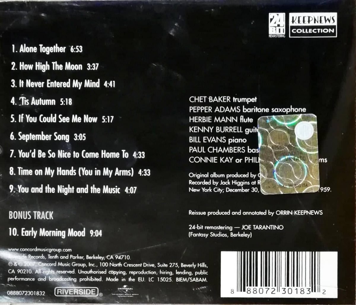 Chet Baker – Chet CD - Görsel 2