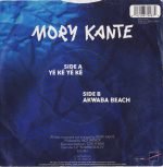 Mory Kante – Yé Ké Yé Ké 45lik Plak - Görsel 2